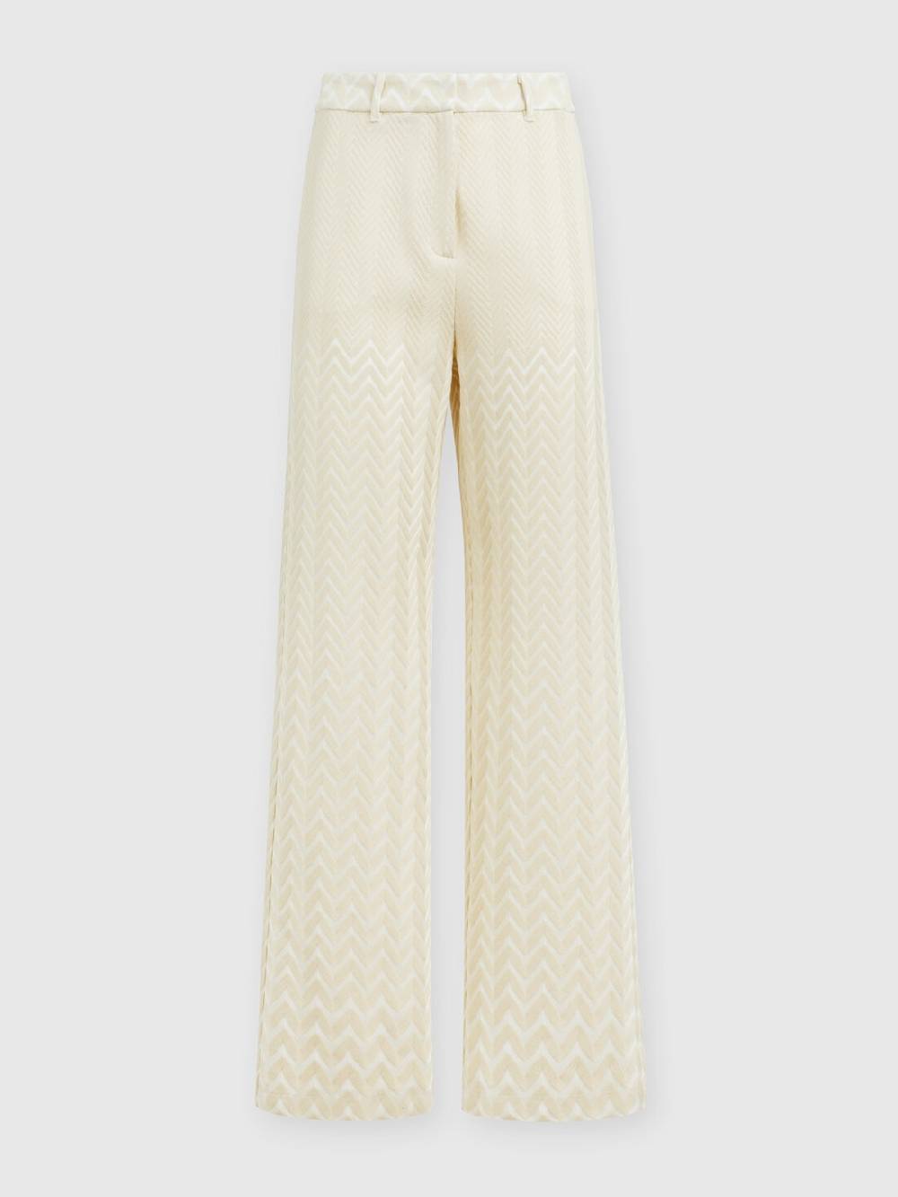 Missoni Pantaloni classici in cotone e viscosa zig zag Limitato a 3 giorni