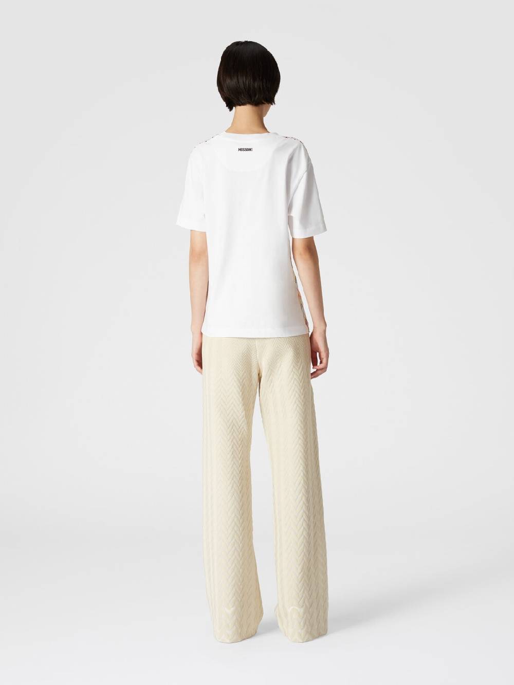 Missoni Pantaloni classici in cotone e viscosa zig zag Limitato a 3 giorni