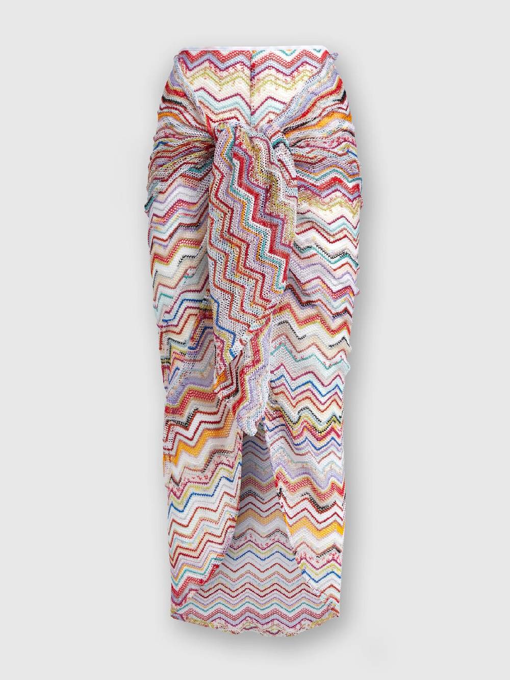 Missoni Gonna pareo in crochet con lurex In Linea