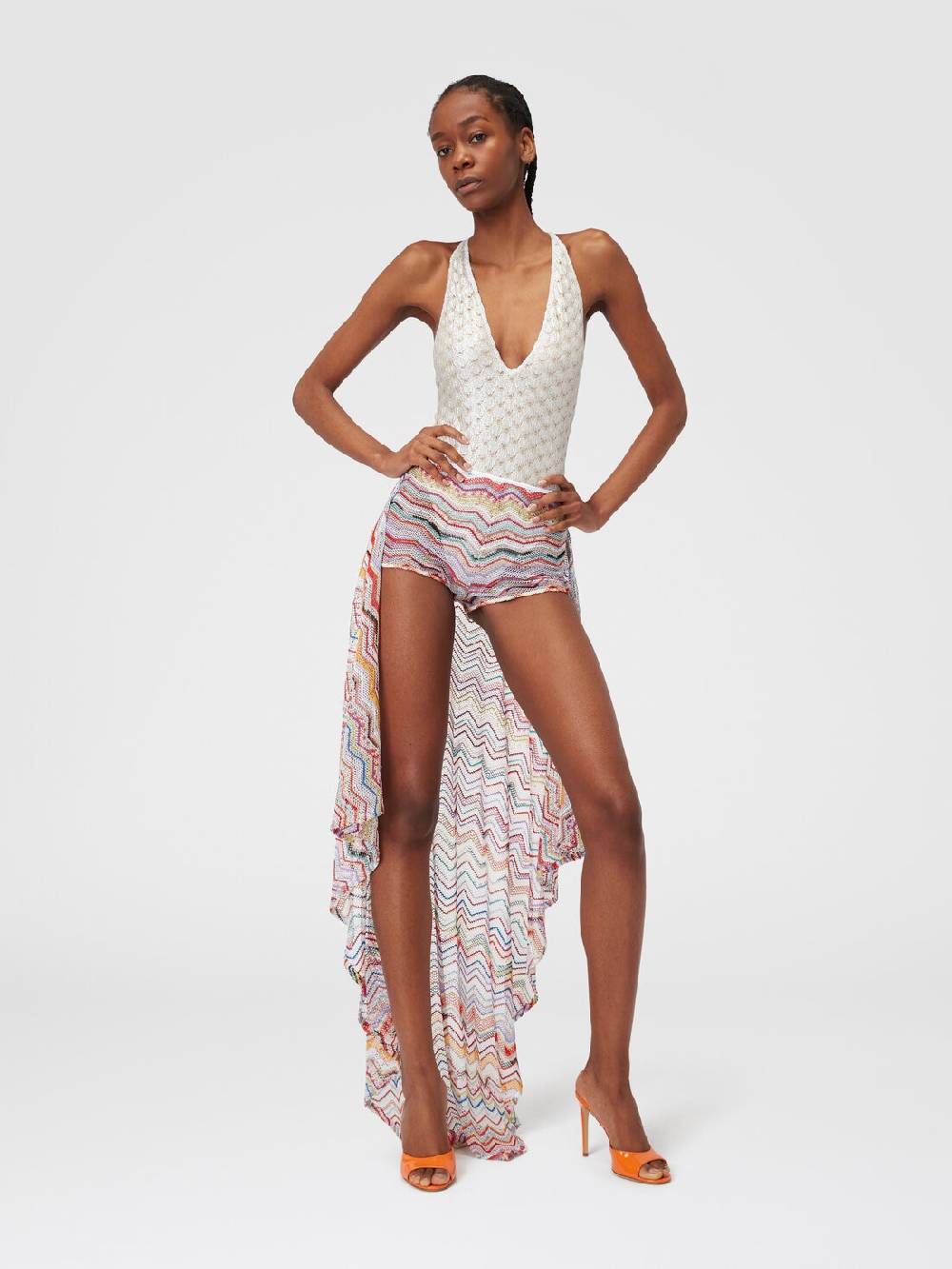 Missoni Gonna pareo in crochet con lurex In Linea
