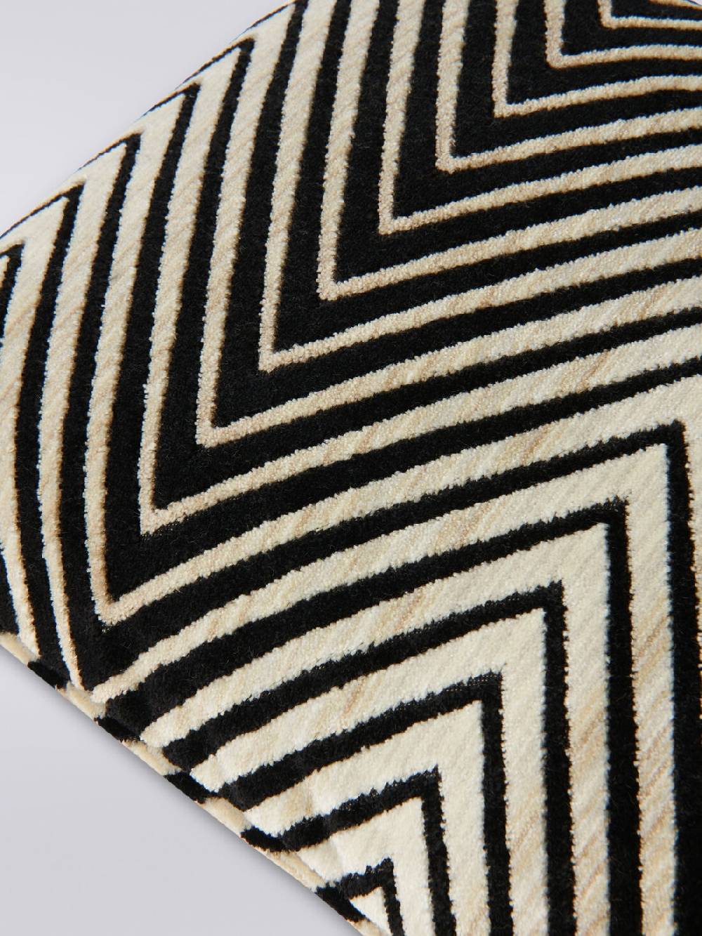 Missoni Cuscino Ziggy 30x60 cm in misto viscosa zig zag Nuovo