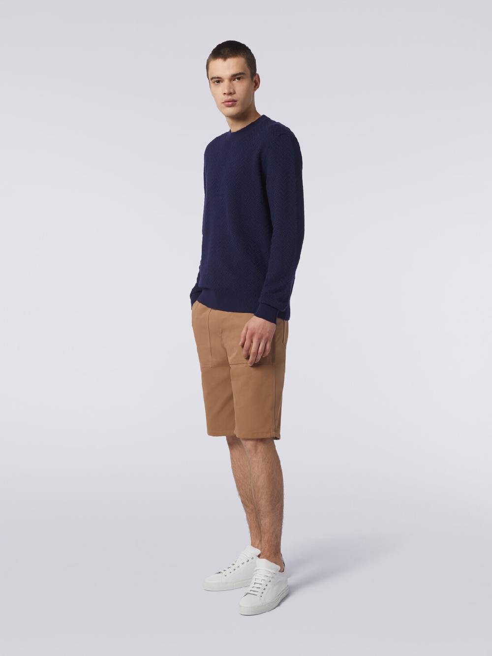 Missoni Pullover girocollo in cotone chevron Qualità