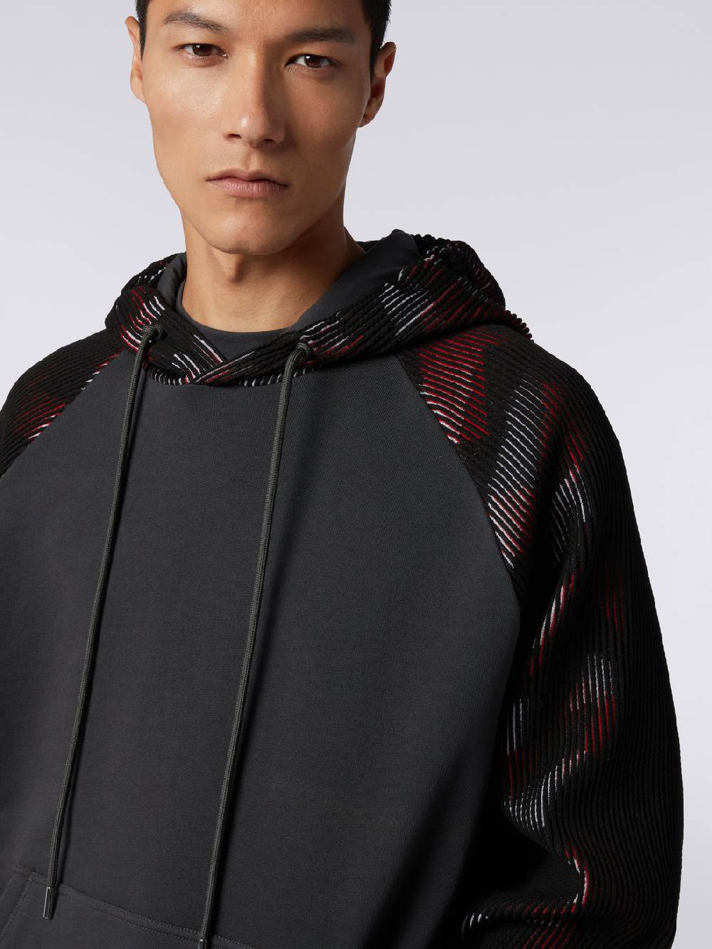 Missoni Felpa con cappuccio in jersey con inserti in maglia in collaborazione con Mike Maignan Promozione