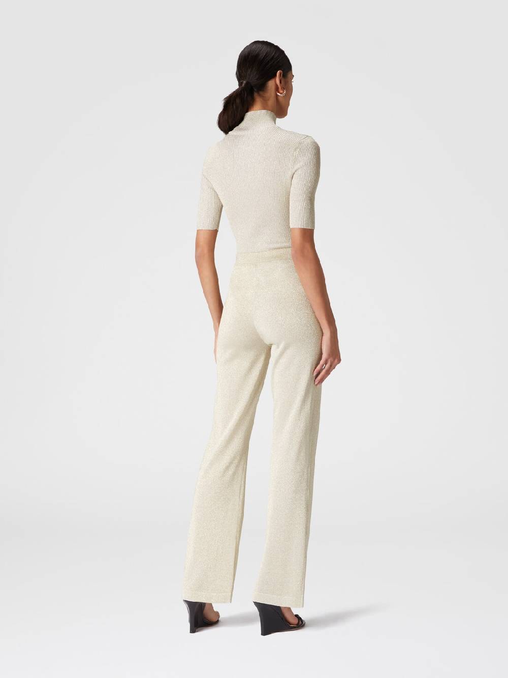 Missoni Pantaloni dritti in viscosa effetto glitter Shopping Online