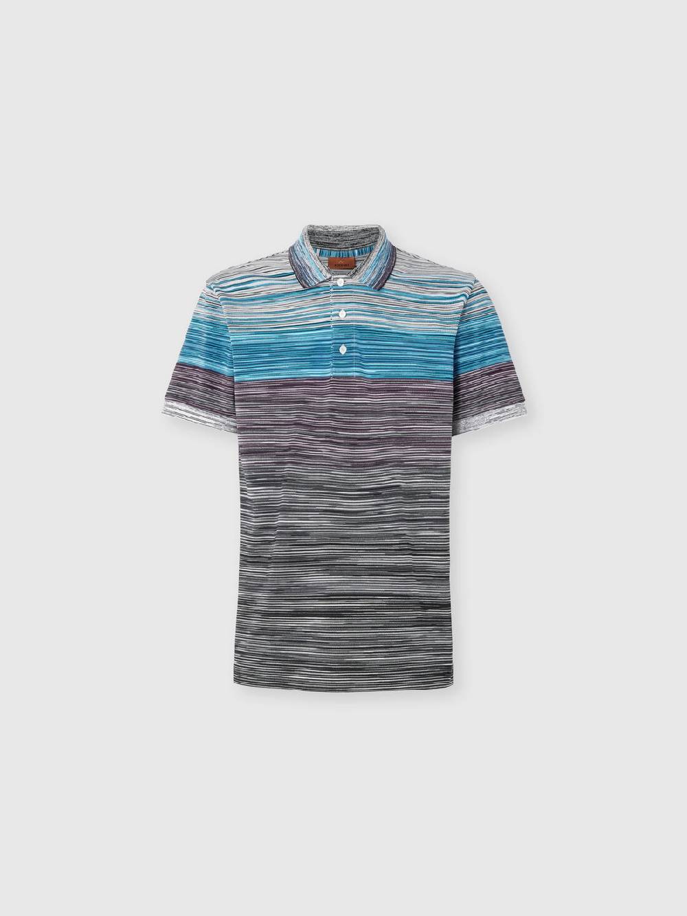 Missoni Polo in piquet di cotone fiammato Prezzo Ridotto