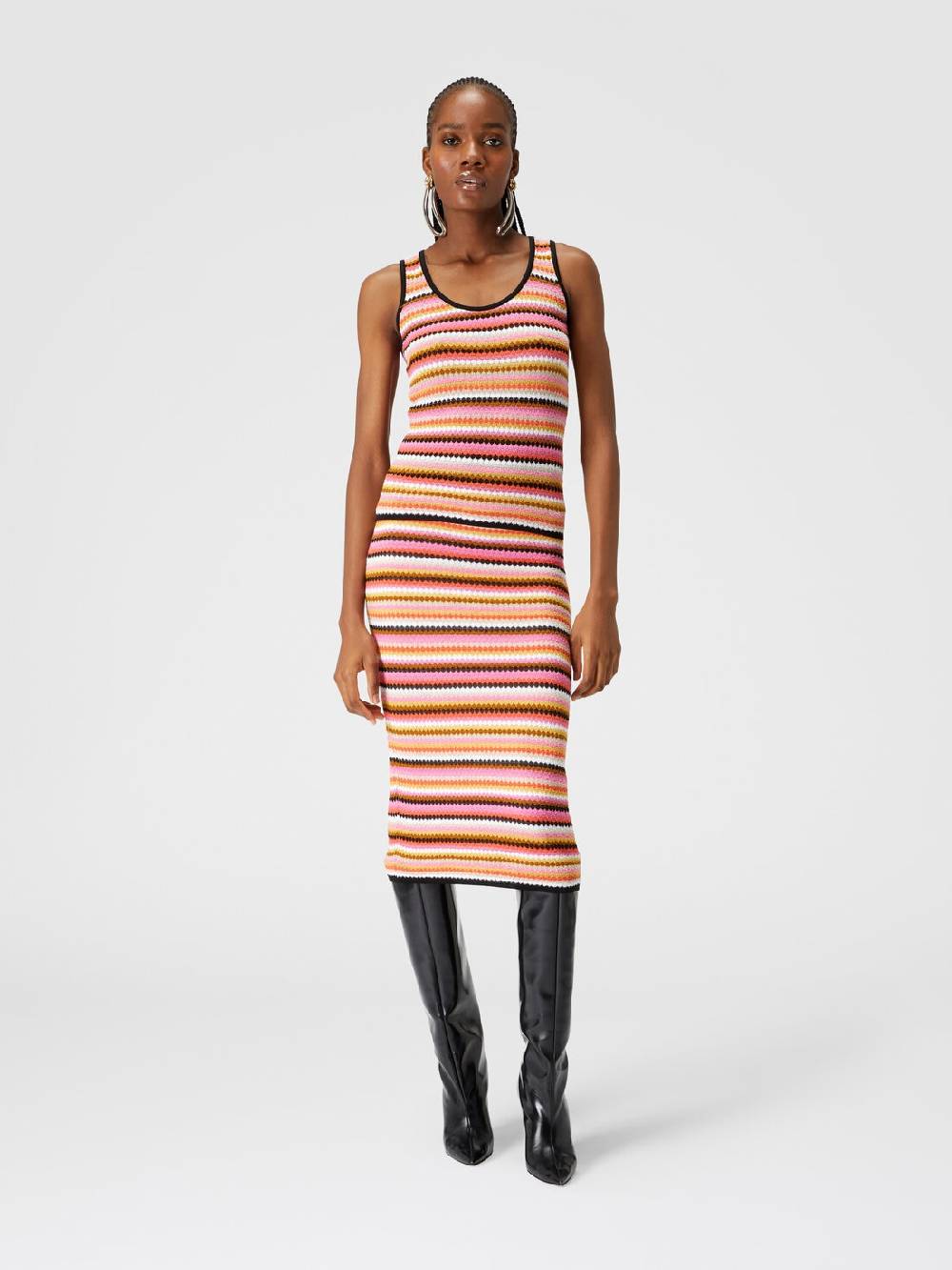 Missoni Canottiera rigata in cotone e viscosa Online