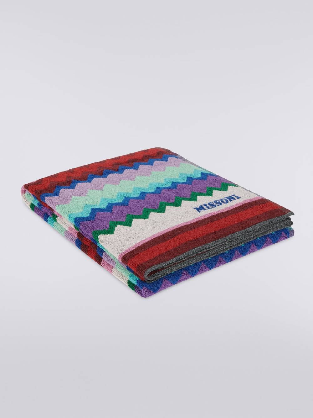 Missoni Telo mare Chantal 100x180 cm in spugna di cotone chevron Negozio