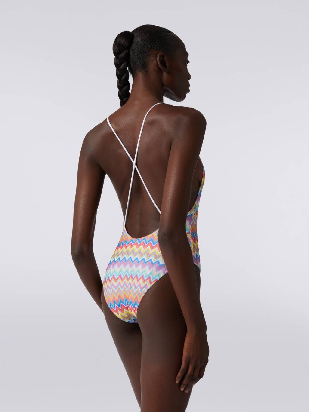 Missoni Costume intero stampa zig zag con scollatura a V Vendite stagionali