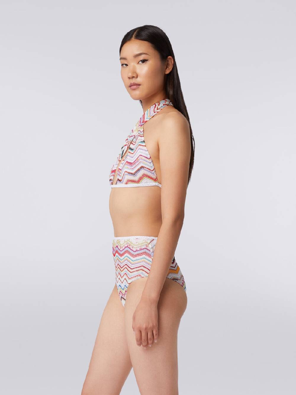 Missoni Bikini in crochet con lurex e slip a vita alta Black Friday