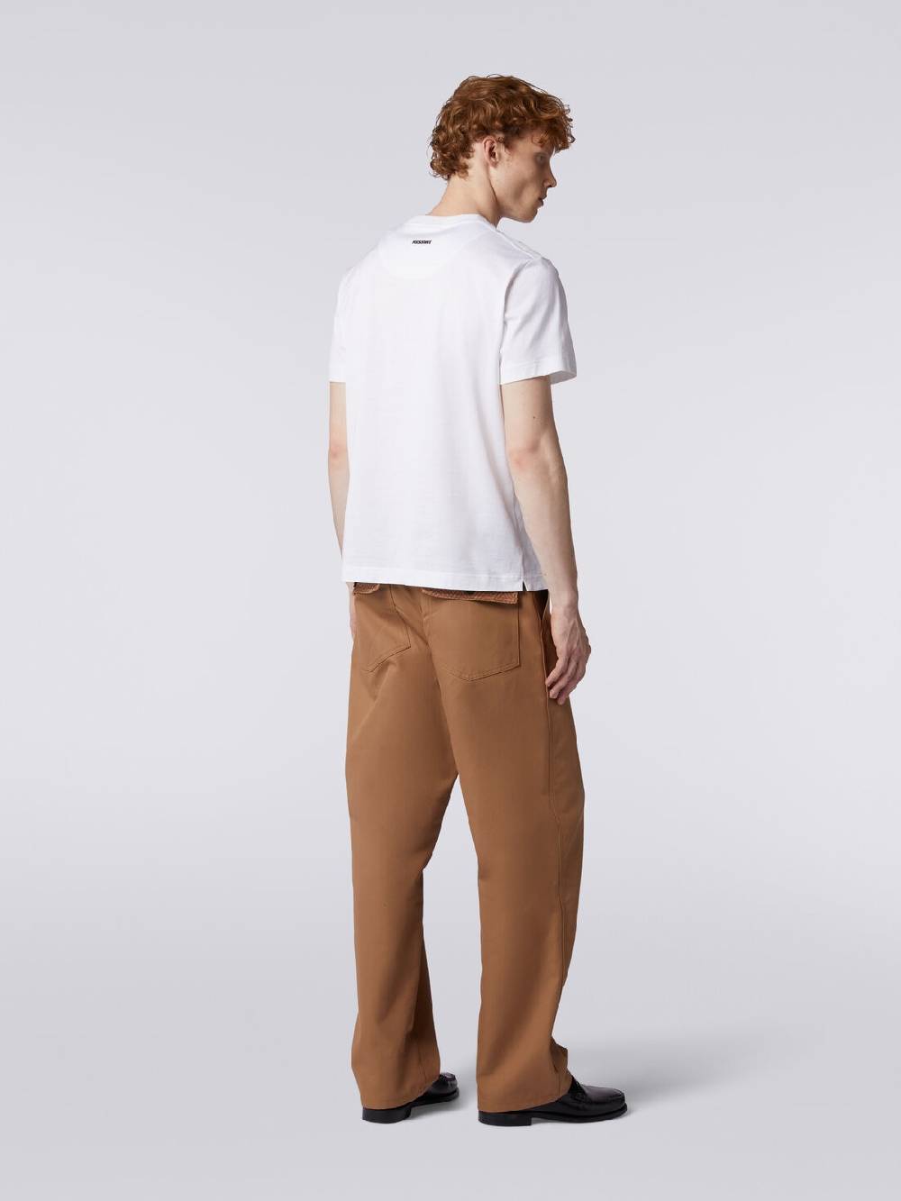 Missoni T-shirt a maniche corte in cotone zig zag Vendita calda