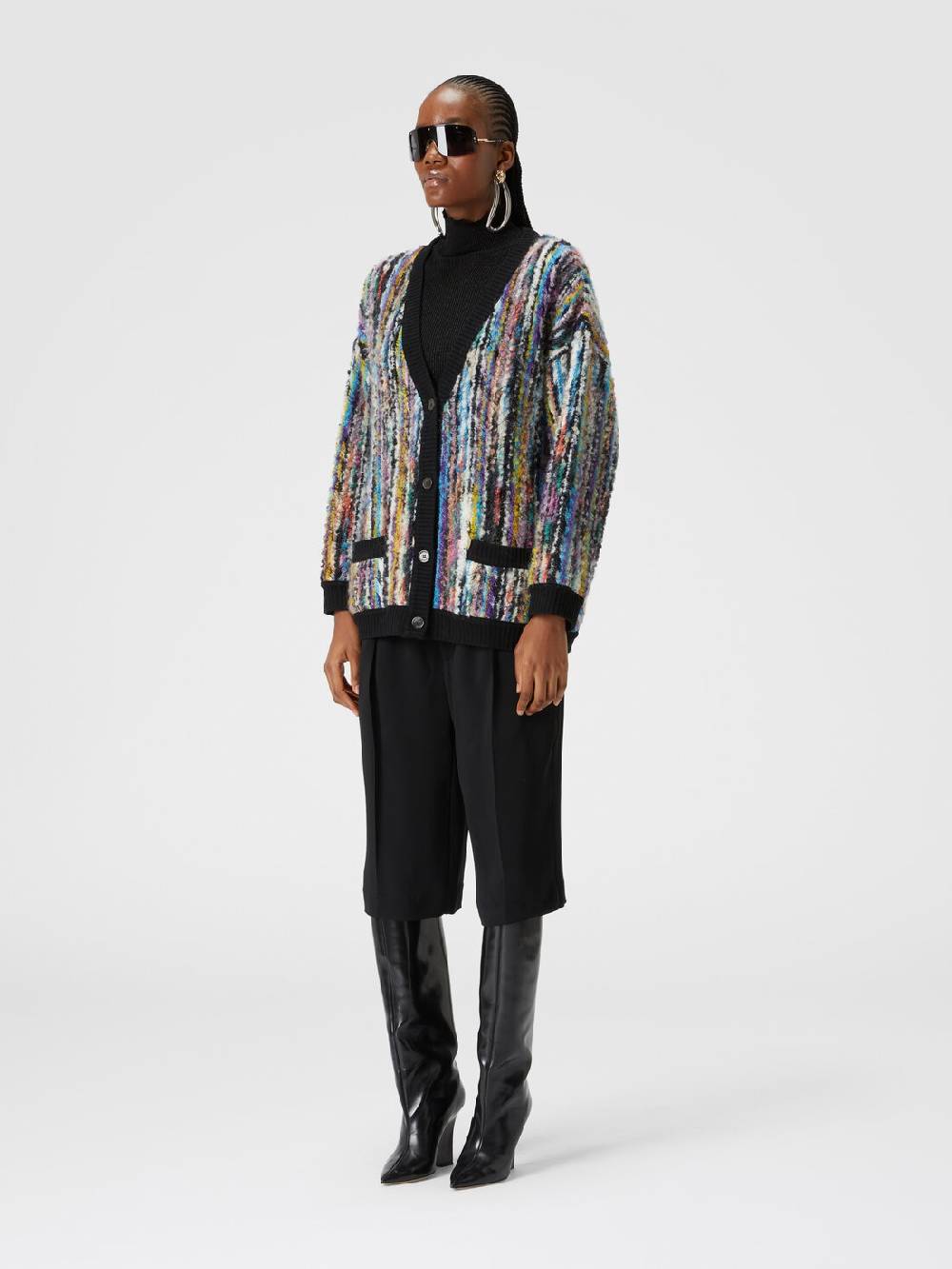 Missoni Bermuda classici in viscosa con inserto chevron Offerte esclusive