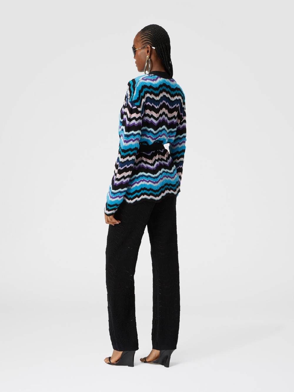 Missoni Pantapalazzo con zig zag tono su tono Comprane uno, ottenene uno gratis