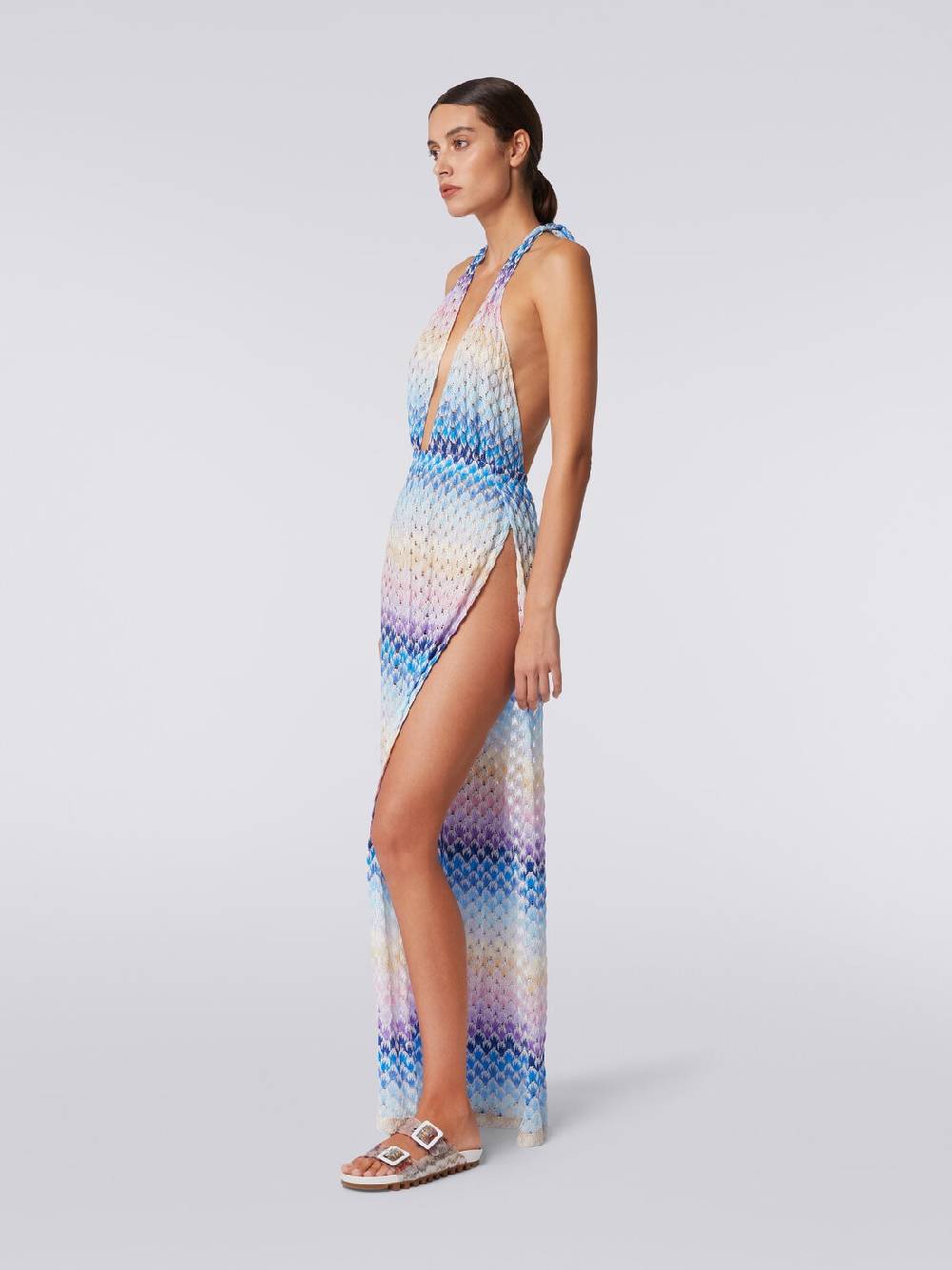 Missoni Tuta pantalone effetto pizzo dégradé con lurex Sconti VIP