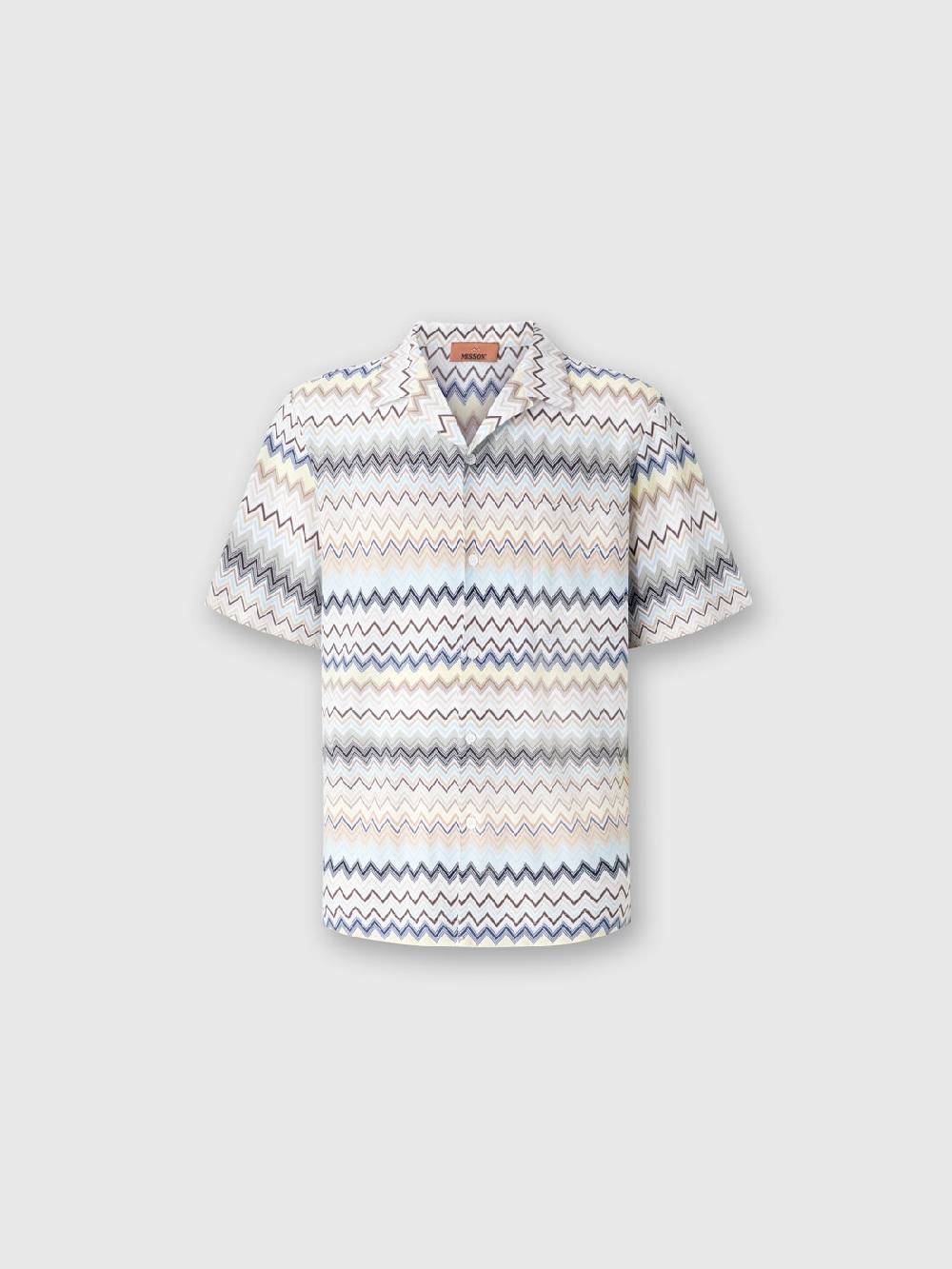 Missoni Camicia taglio bowling in cotone zig zag Super Saving Price