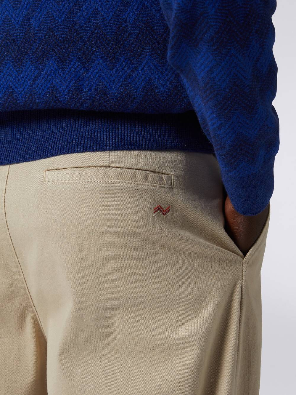 Missoni Pantaloni chino in cotone Promozione temporanea
