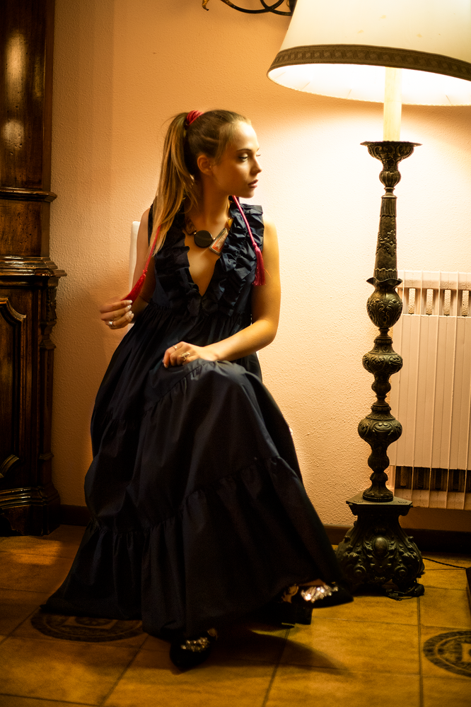 Nora Barth Abito lungo Vendita Calda
