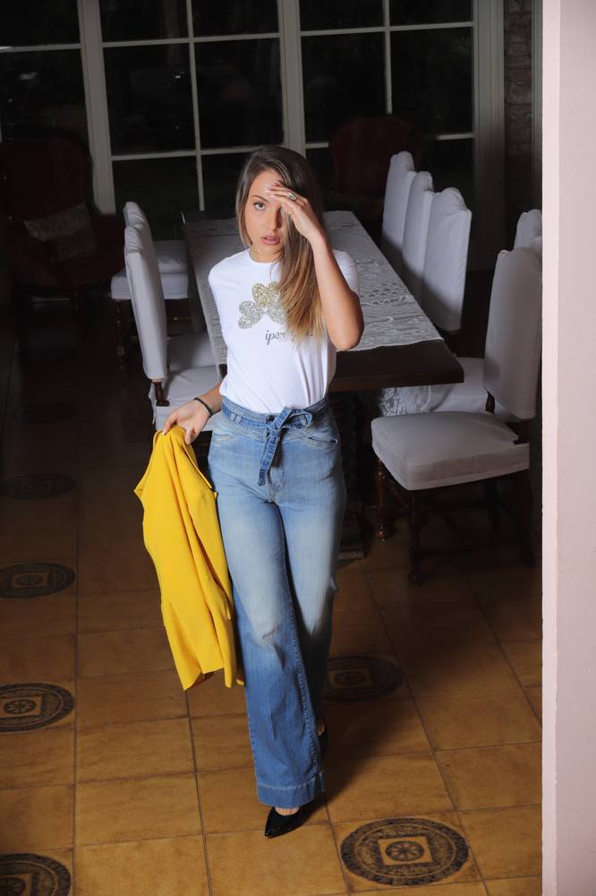 Nora Barth Jeans con fiocco Moda