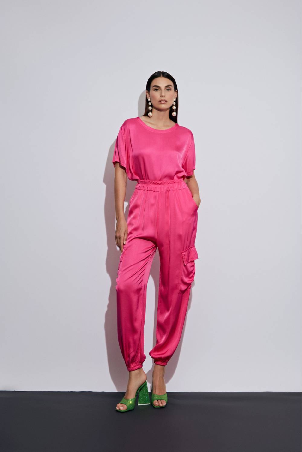 Odì Odì PIAGGE000S49C T-SHIRT FUCSIA Vendita Calda