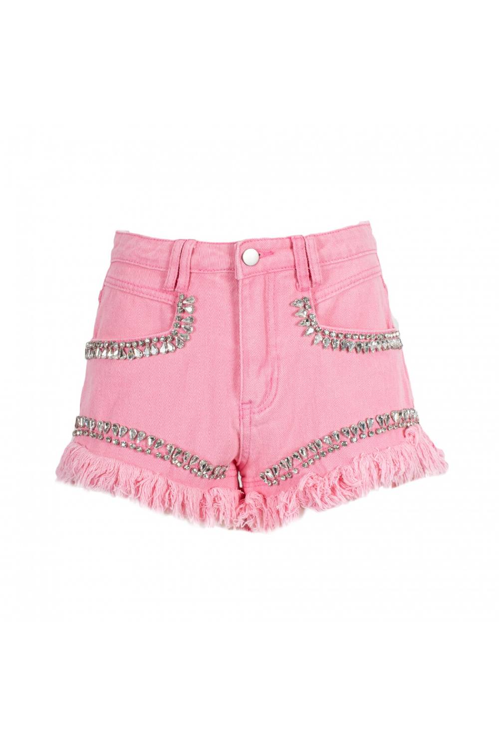 Odì Odì LENI 090S410 SHORTS DENIM ROSA Prezzo Ridotto