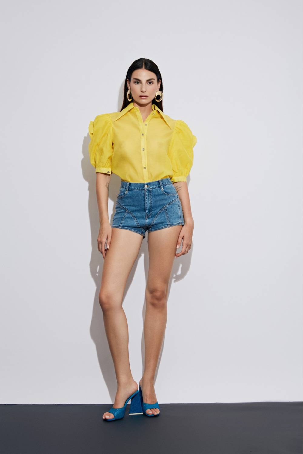 Odì Odì COMANO250S4D9 CAMICIE e BLUSE GIALLO Promozione
