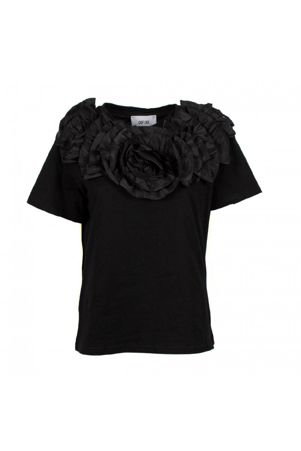 Odì Odì BOGLIASCO 000S4D6 T-SHIRT NERO Prezzo Ridotto