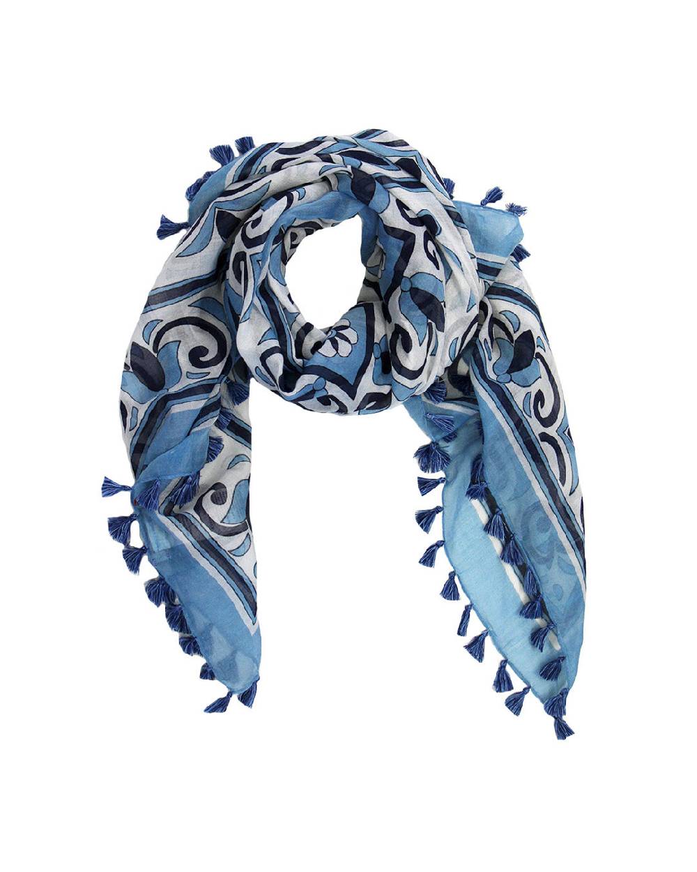 Ordi.to Accessori BANDANA GRECIA- SETA COTONE Qualità Garantita
