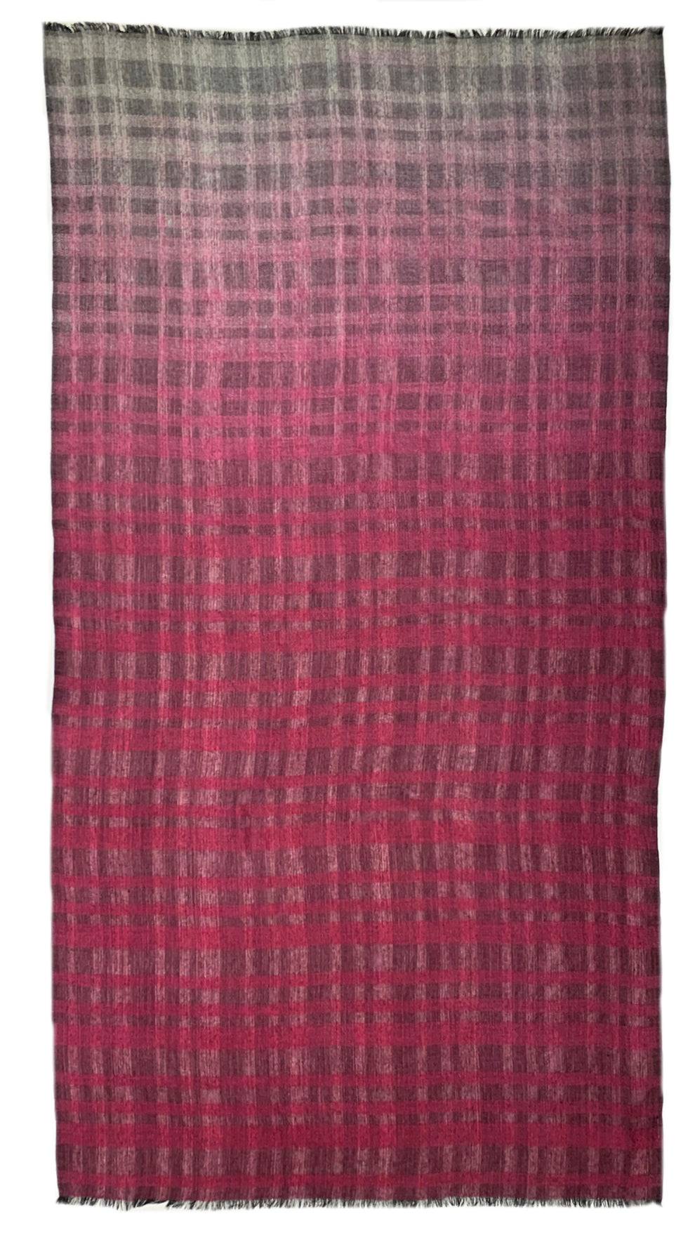 Ordi.to Accessori PICASSO FUCHSIA - Sciarpa in lana Italy