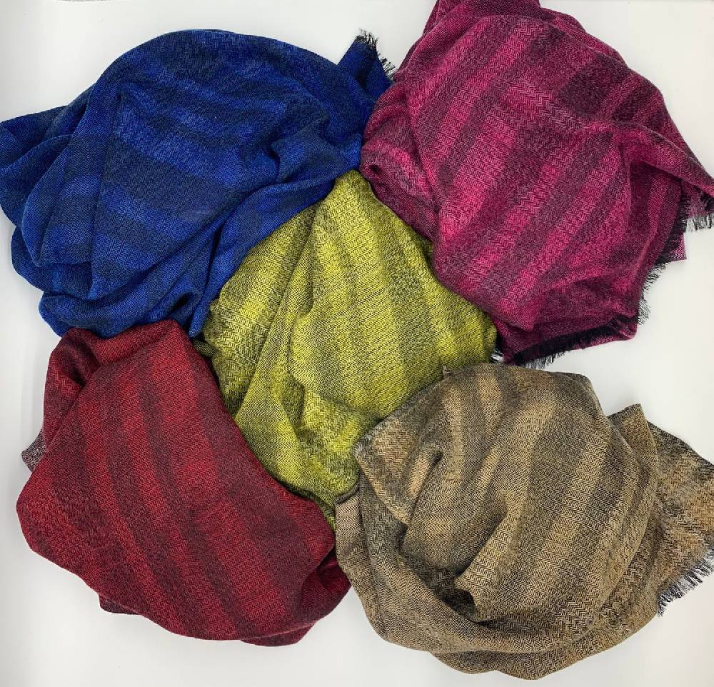 Ordi.to Accessori PICASSO FUCHSIA - Sciarpa in lana Italy