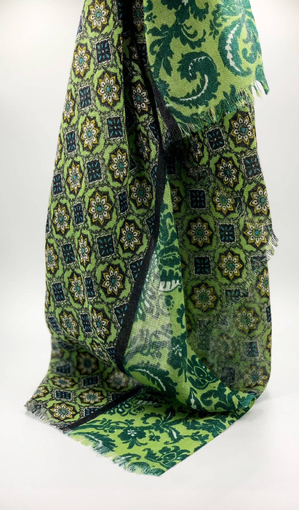 Ordi.to Accessori MIRO' VERDE - Sciarpa Unisex in lana Pezzi Unici