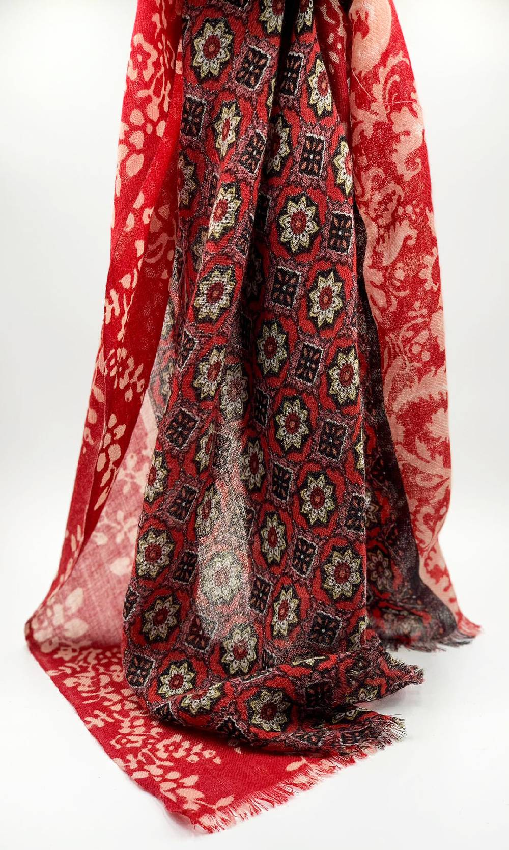 Ordi.to Accessori MIRO' ROSSO - Sciarpa Unisex in lana Soddisfazione Garantita