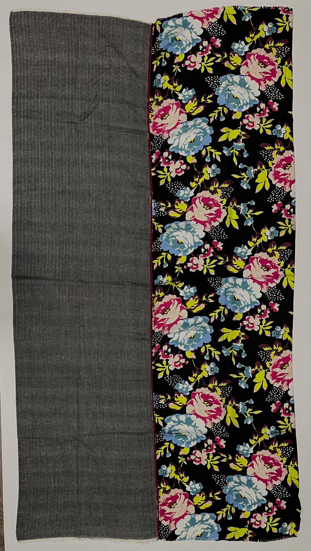 Ordi.to Accessori CANOVA FUCHSIA - Sciarpa in Seta e Lana Offerta