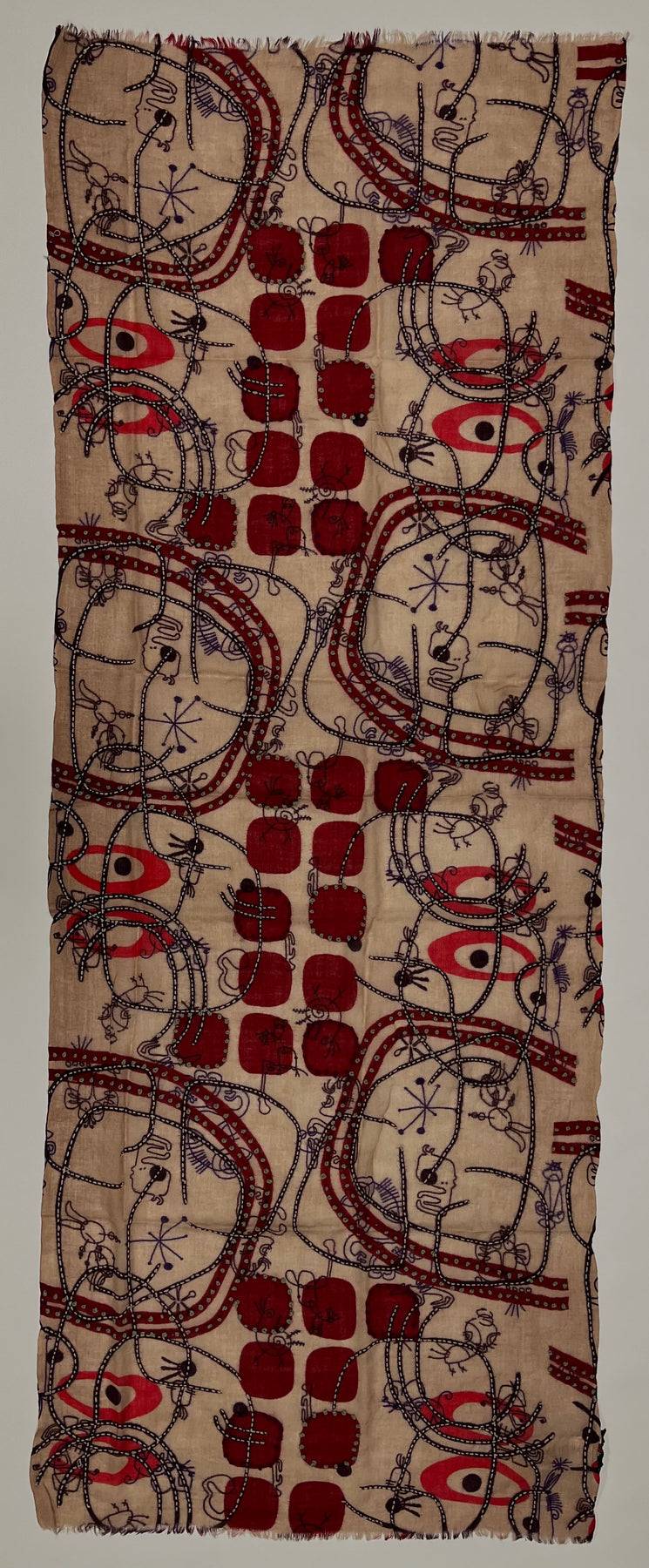 Ordi.to Accessori BURRI ROSSO - Sciarpa Unisex in lana Online