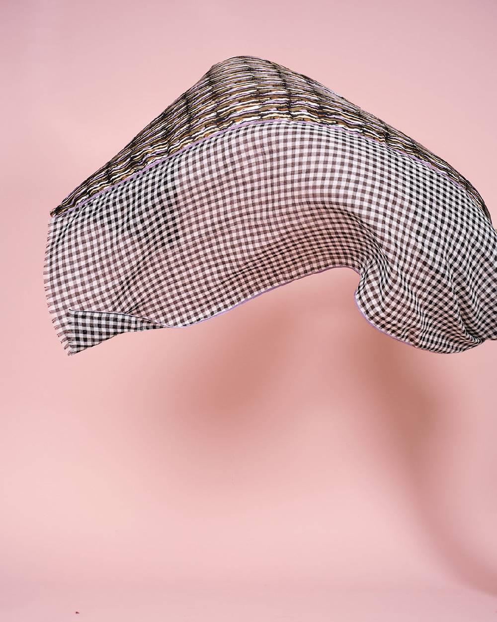 Ordi.to Accessori TALLIN ROSA - Sciarpa in Seta e Lana Vendita Calda