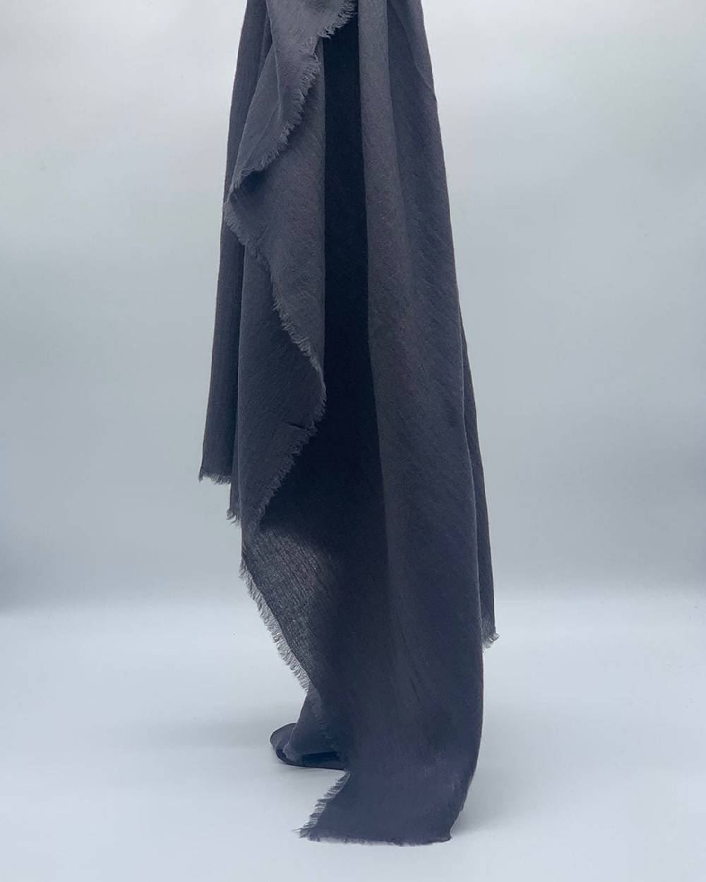 Ordi.to Accessori EARTH GRIGIO - Sciarpa tinta unita Lana Vendita Economica