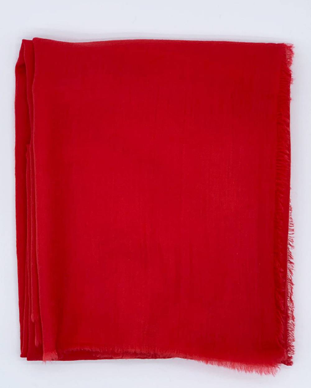 Ordi.to Accessori EARTH ROSSO - Sciarpa tinta unita Lana In Saldo