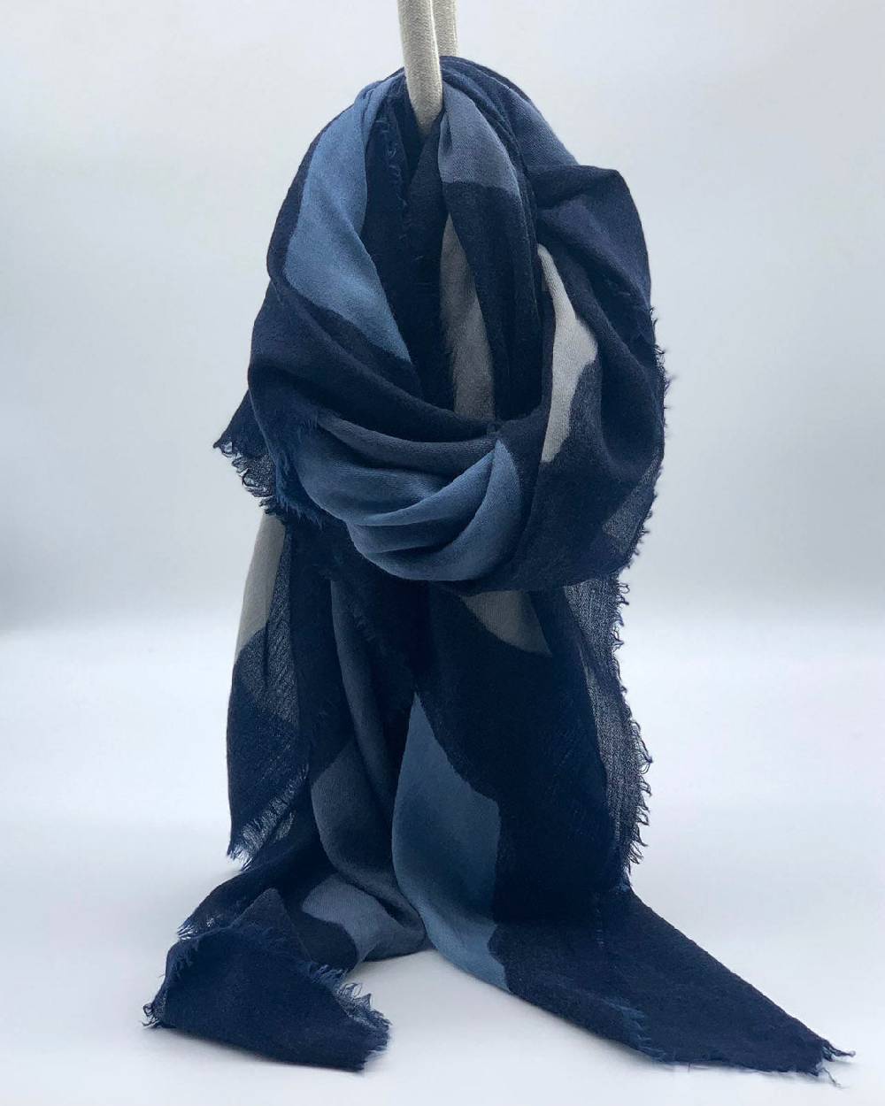 Ordi.to Accessori DUBLINO BLU - Sciarpa Unisex in lana Italia