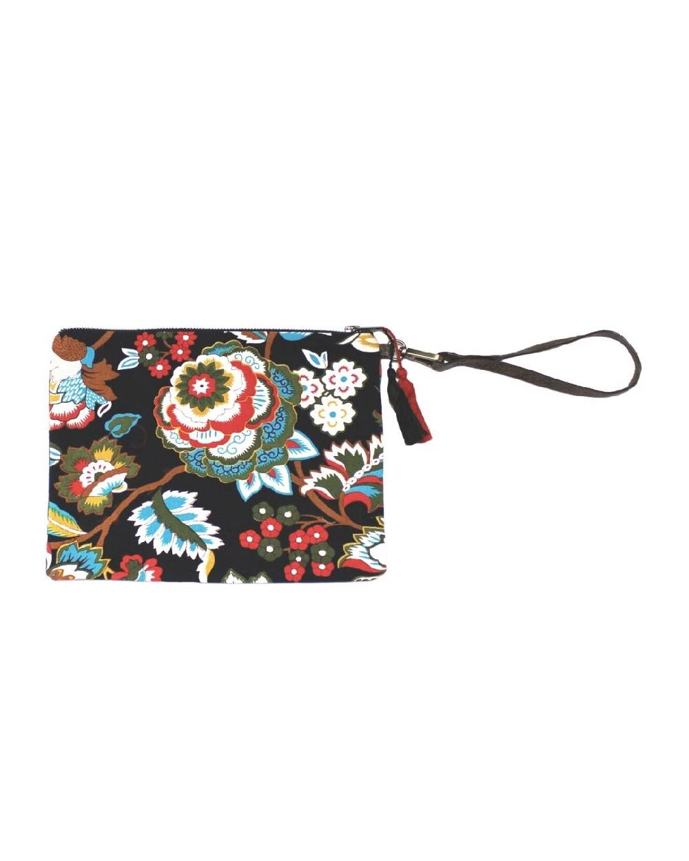 Ordi.to Accessori POCHETTE ORDI.NA - STAMPA CAMELIA NERA Promozione