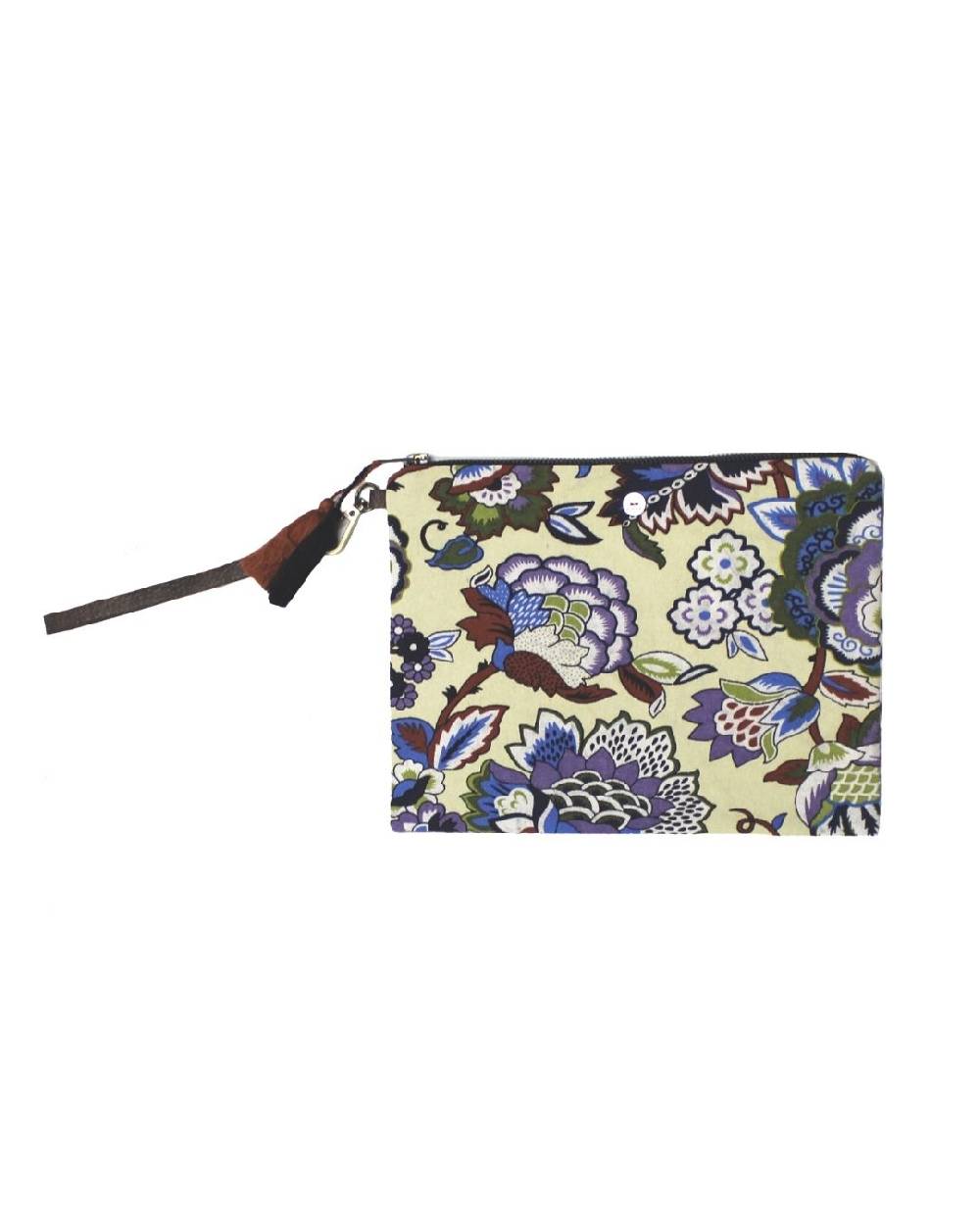 Ordi.to Accessori POCHETTE ORDI.NA - STAMPA CAMELIA SABBIA Spedizione Gratuita