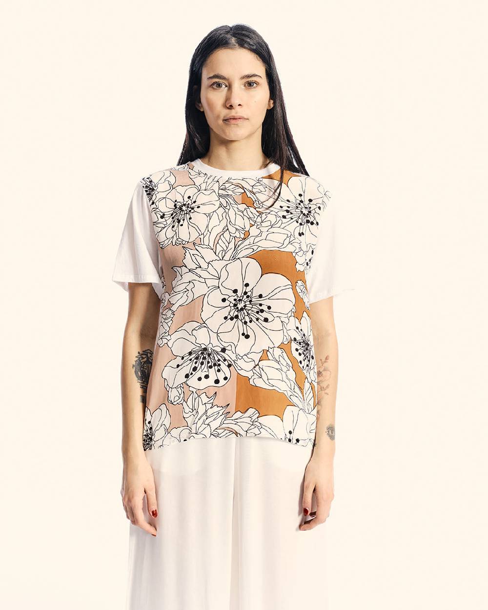 Ordi.to Accessori SUE DALIA -T-SHIRT STAMPATA Prezzo Ridotto