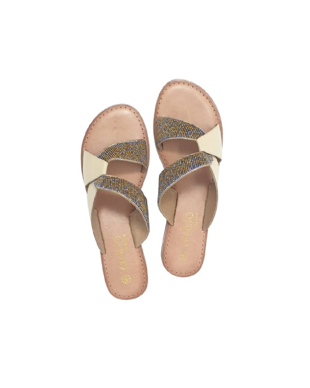 Ordi.to Accessori SALINA - ciabattina con ricamo perline Online