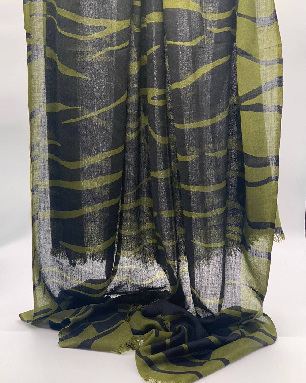 Ordi.to Accessori NICOSIA OLIO - Sciarpa Unisex in lana In Saldo