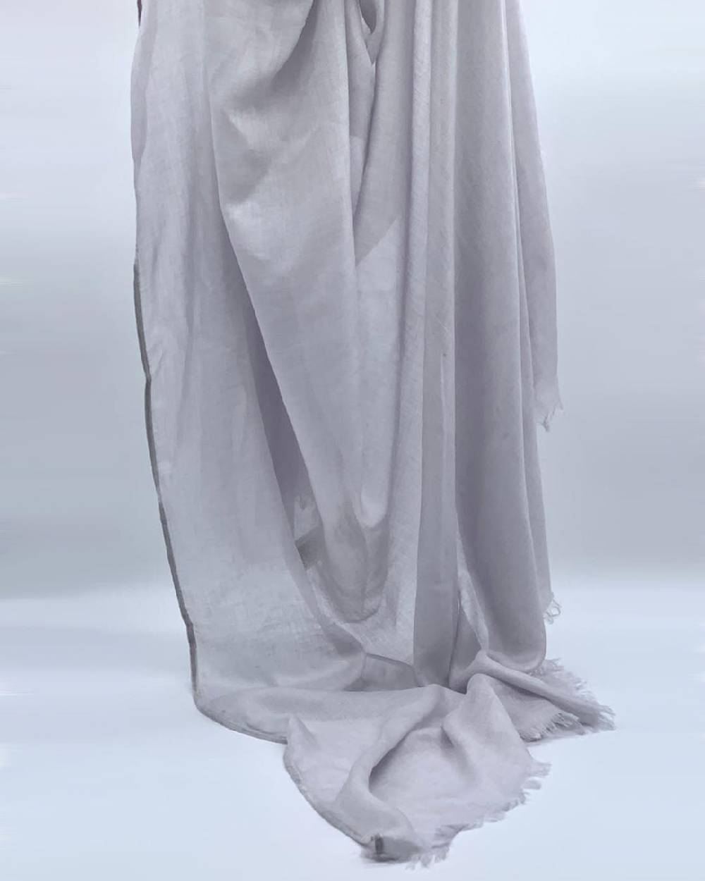 Ordi.to Accessori CAMILLA GRIGIO PERLA - Sciarpa tinta unita Modal e Cashmere Convenienza