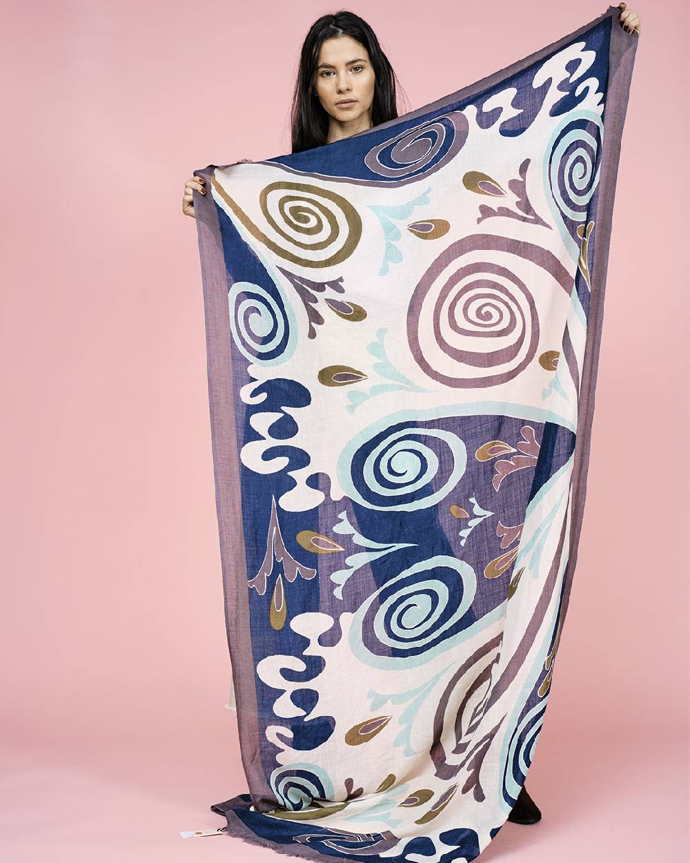 Ordi.to Accessori AMSTERDAM BLU - Sciarpa Unisex in lana Online