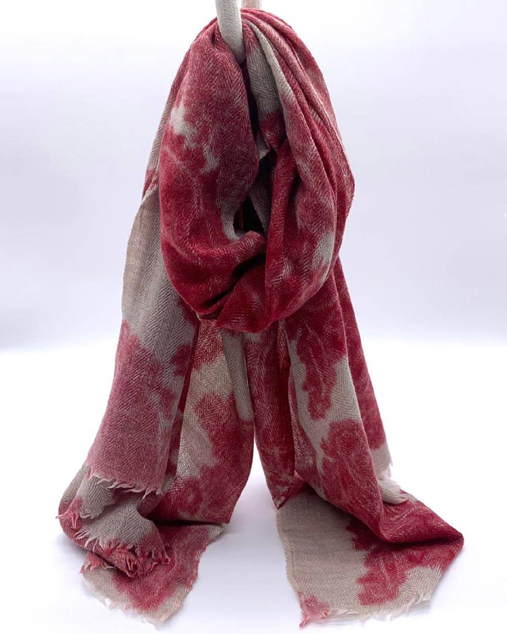 Ordi.to Accessori ALISEI ROSSA- Sciarpa Unisex in Cachemire e lana Offerte giornaliere