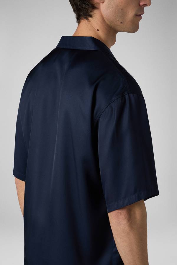 Pal Zileri Camicia bowling blu navy Affare Del Giorno