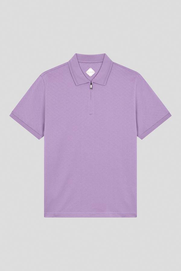 Pal Zileri Polo con monogramma allover Presa