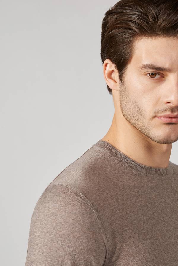 Pal Zileri Maglia girocollo finezza 18 Vendita Economica