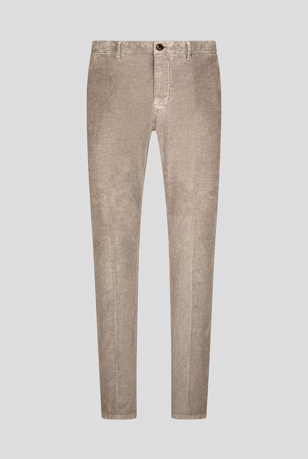 Pal Zileri Pantaloni chino tinti in capo in cotone corduroy Online