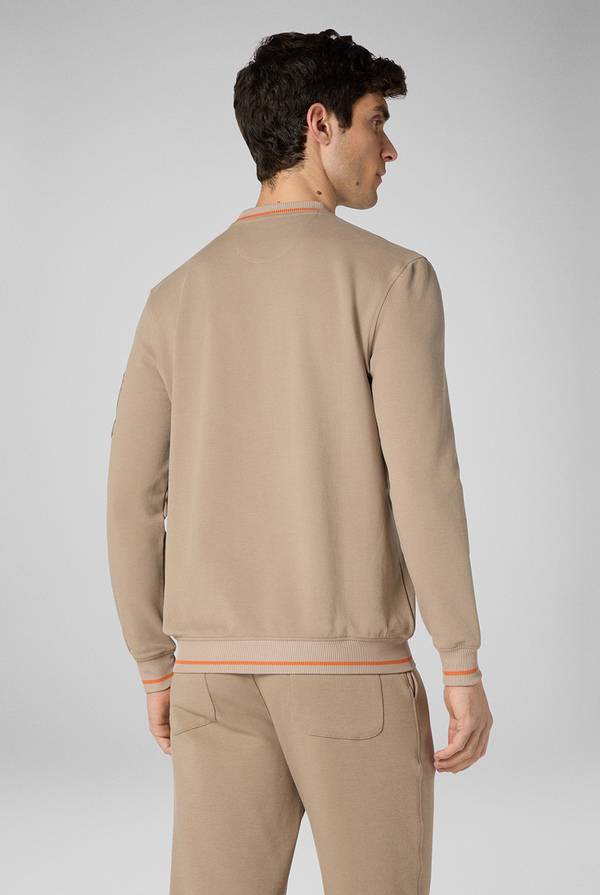 Pal Zileri Felpa in cotone stretch con logo Saldi