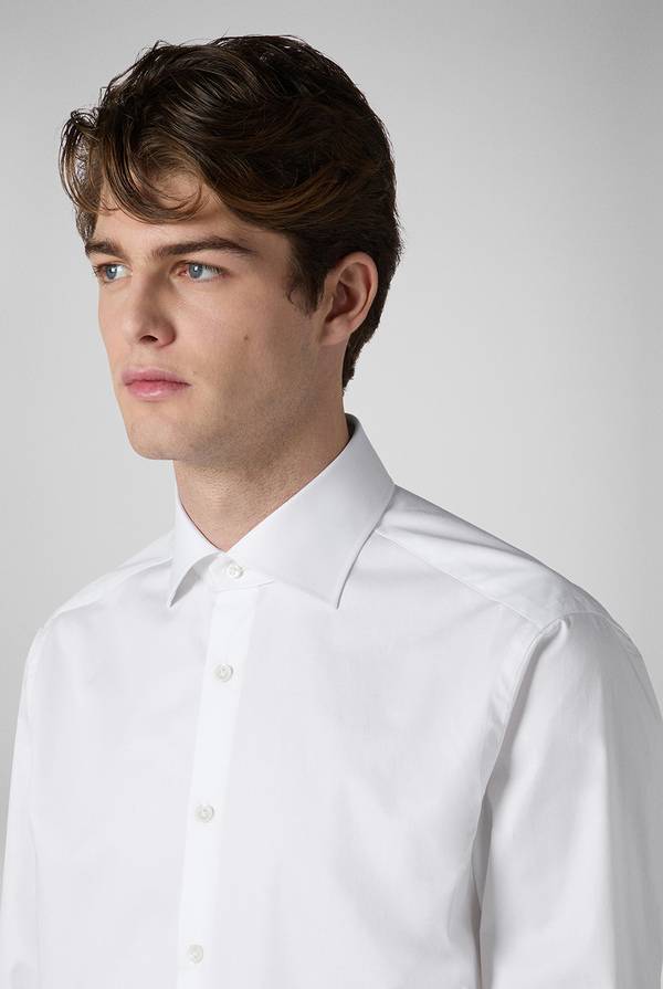 Pal Zileri Camicia in cotone con polsini da gemelli Vendite Flash